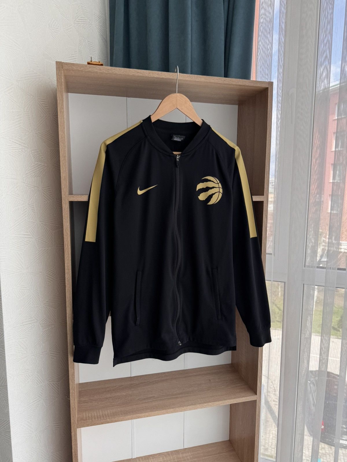 NBA × Nike Nike NBA Toronto Raptors City Edition Black Modern Jacket Size US S / EU 44-46 / 1 - 2 Thumbnail