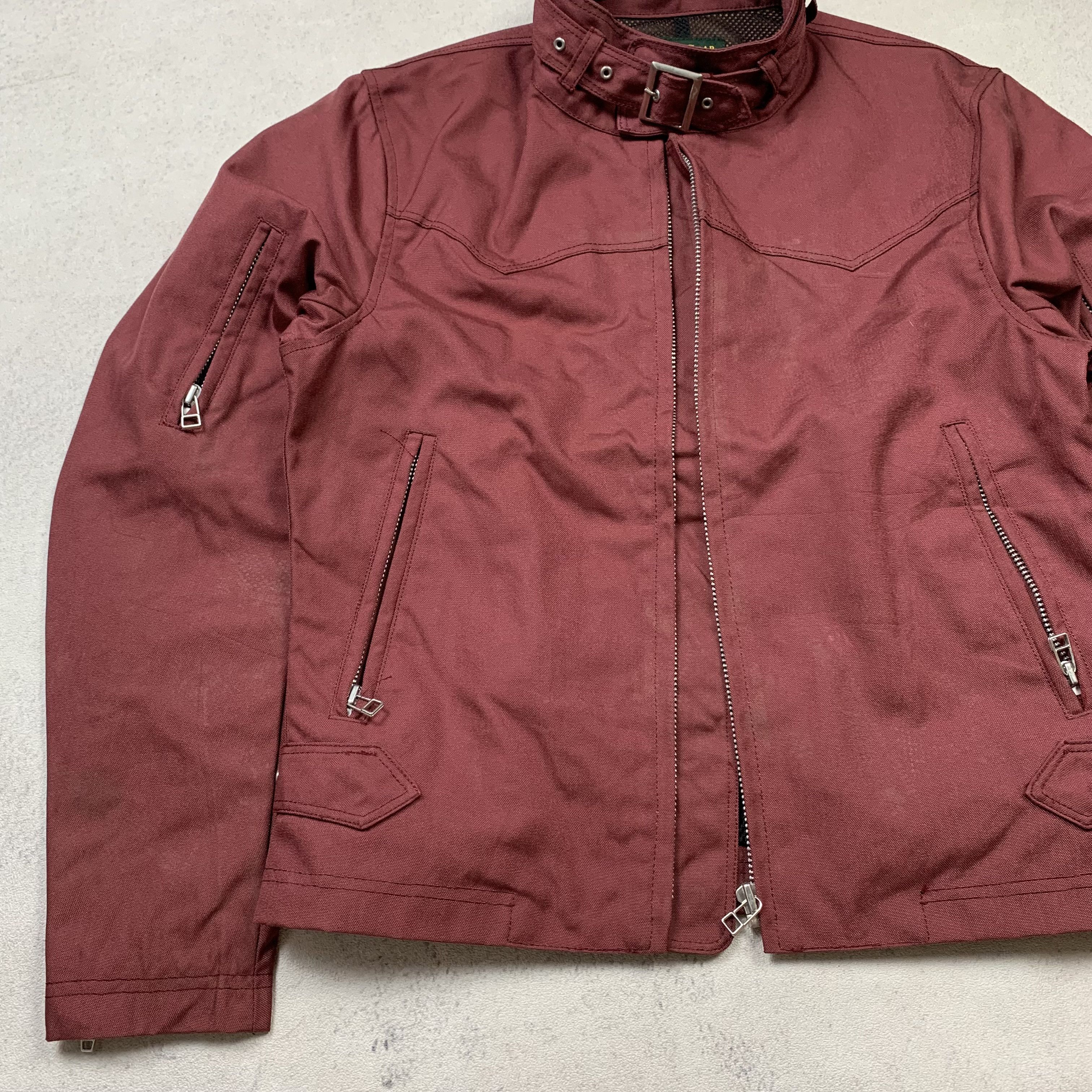 Japanese Brand Harold's Gear Biker Jacket Multi Pocket Waxed Size US S / EU 44-46 / 1 - 2 Thumbnail