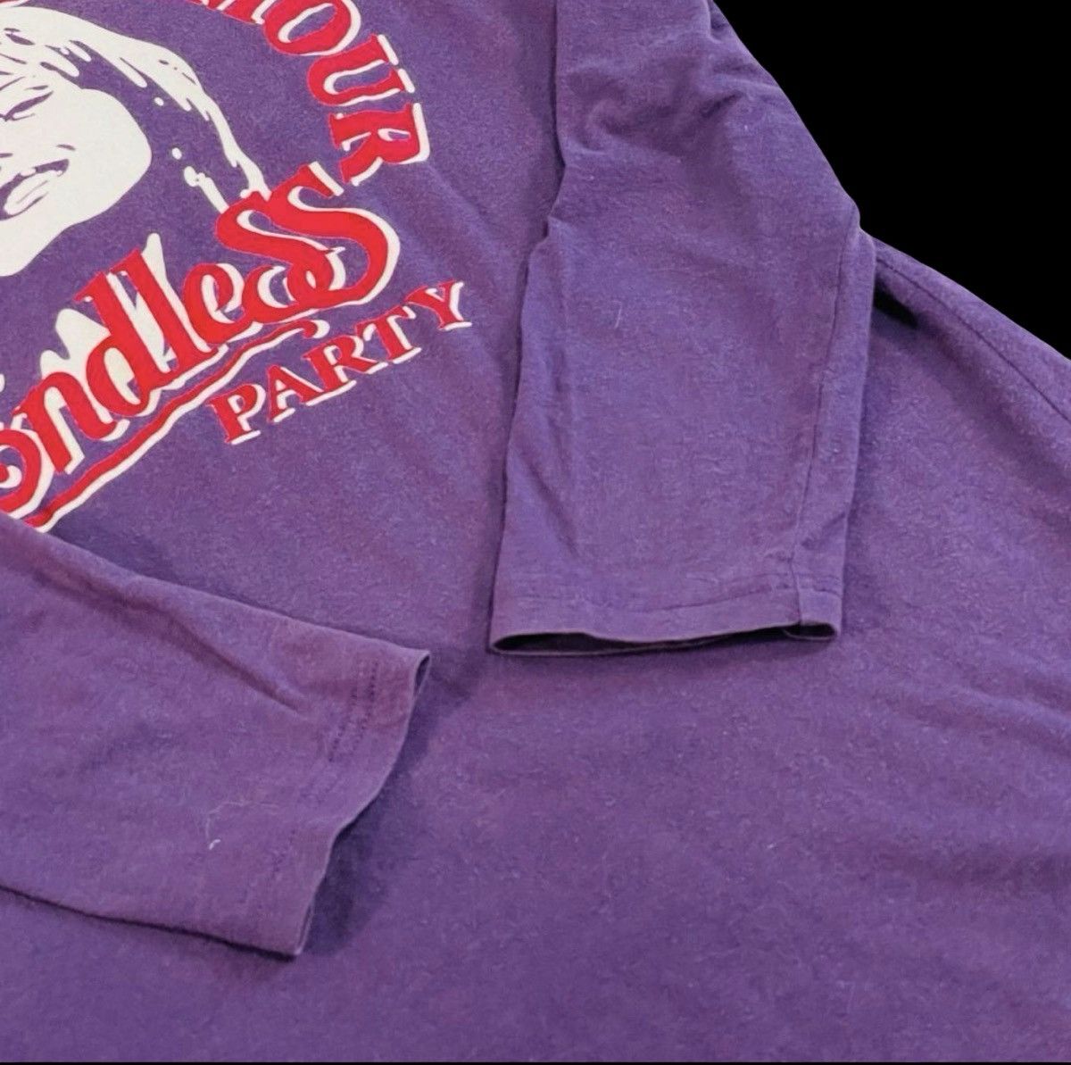 Hysteric Glamour Hysteric Glamour "Endless Party" Long Sleeve Tee - Purple Size US M / EU 48-50 / 2 - 3 Thumbnail