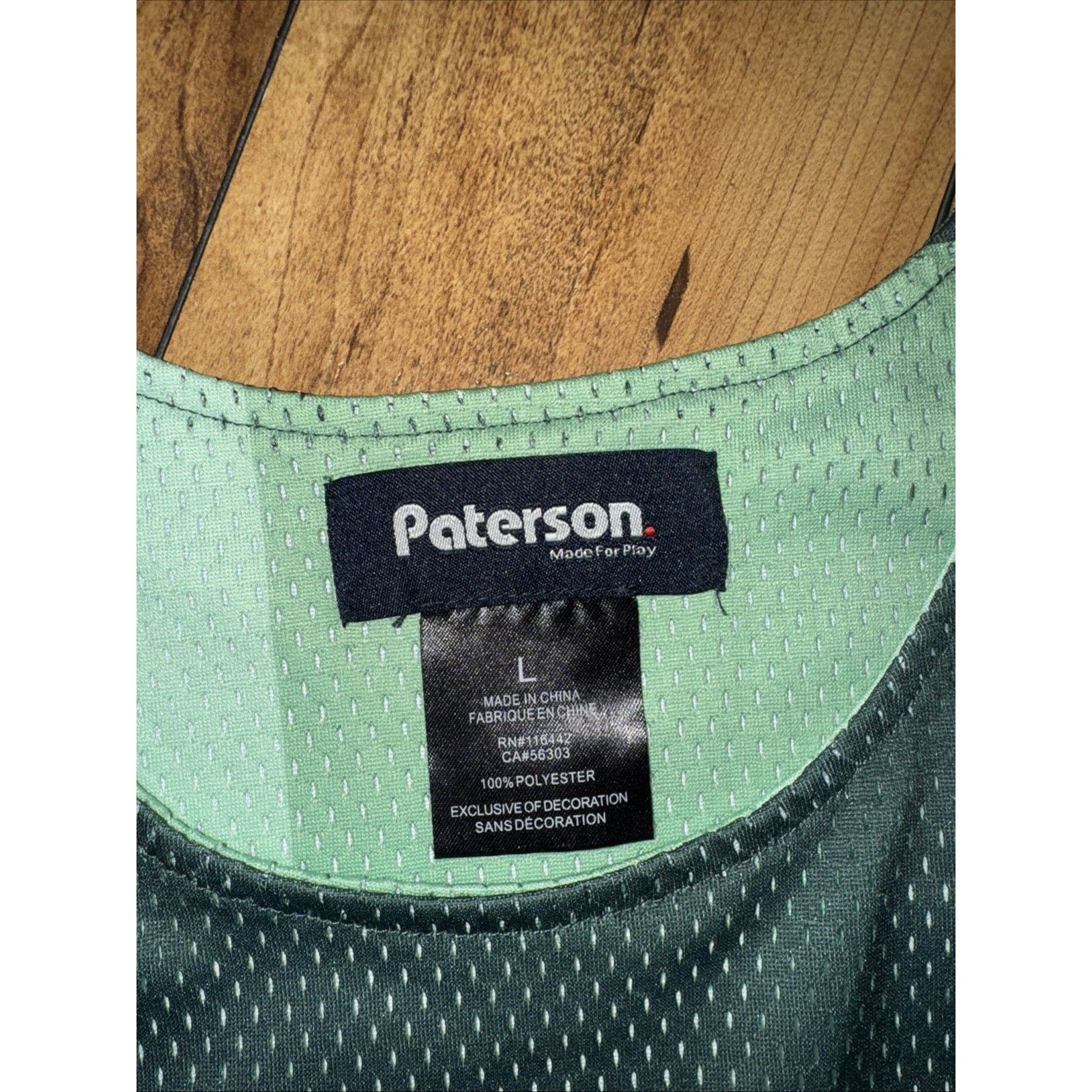 Paterson League Paterson League Basketball Jersey Seafoam Green L Mesh Size US L / EU 52-54 / 3 - 3 Thumbnail