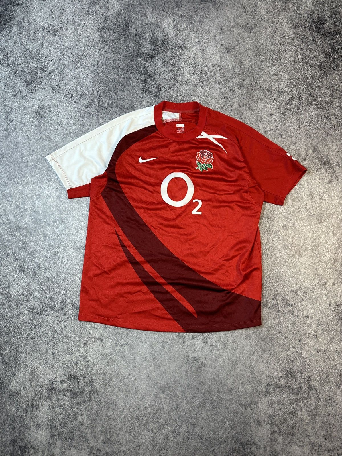 Nike × Vintage vintage Nike England O2 Rugby Streetwear rare Jersey VTg L Size US L / EU 52-54 / 3 - 1 Thumbnail