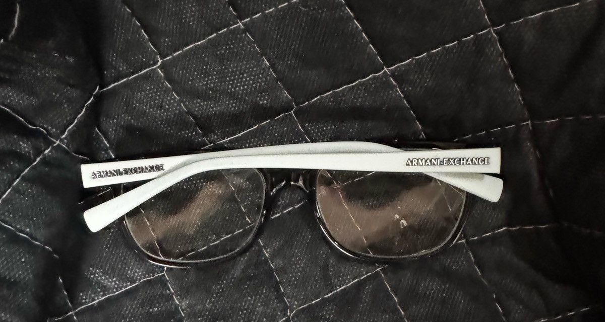 Armani Exchange Armani Exchange Glasses Black and White Frames Size ONE SIZE - 3 Thumbnail