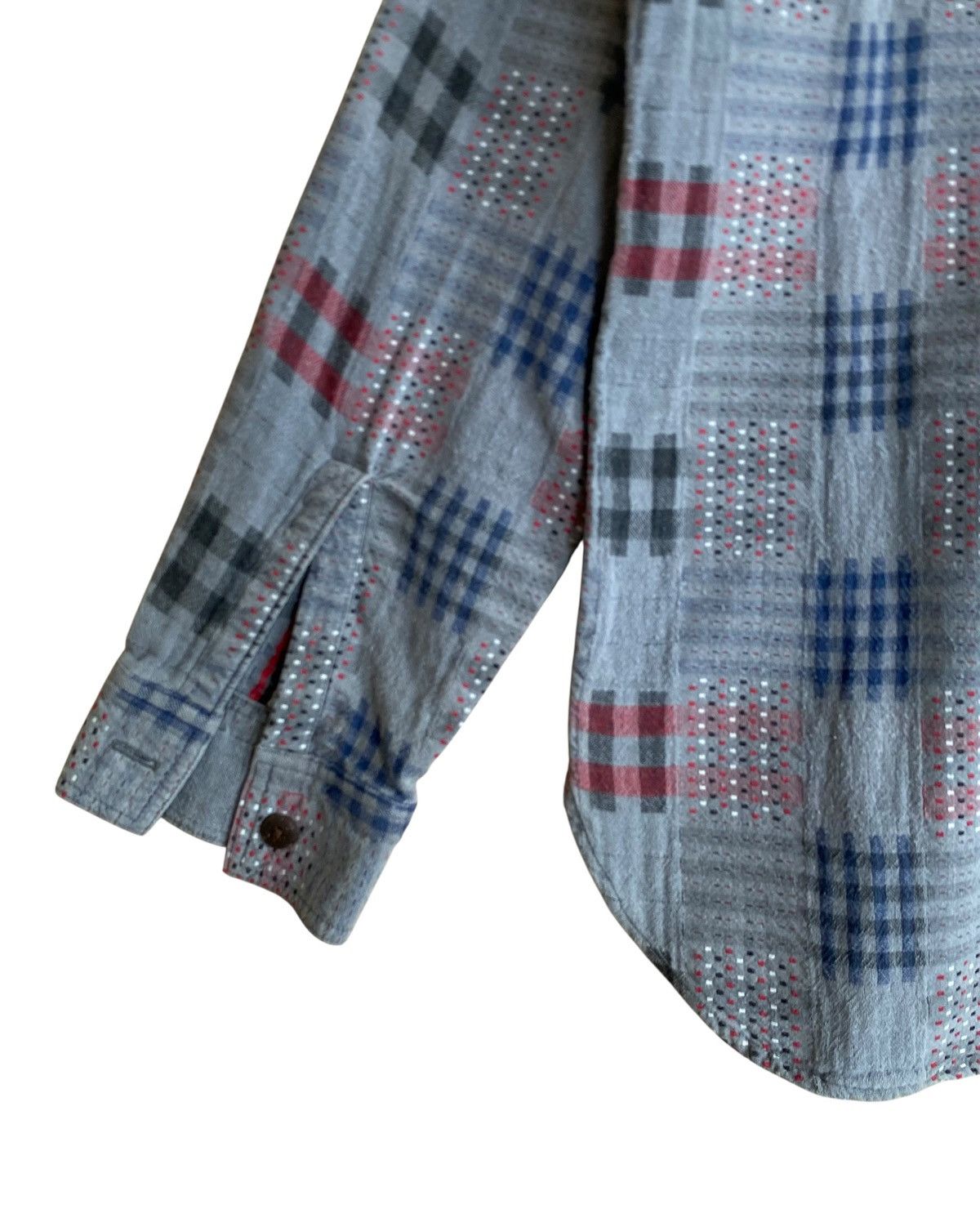 Sugar Cane Vintage Japanese Brand Sugar Canes Patchwork Shirt 1990s Size US L / EU 52-54 / 3 - 5 Thumbnail