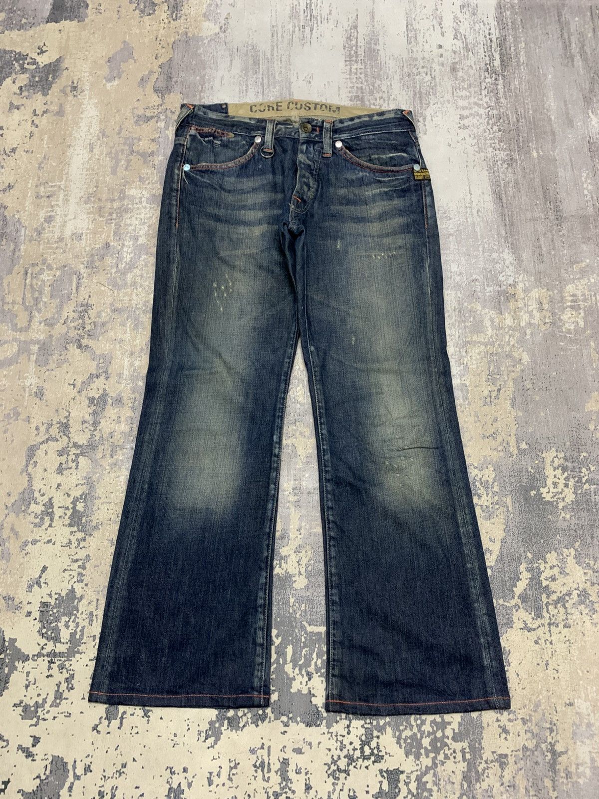 G-Star G-Star Raw Flare Boot Cut Denim Jeans Size US 33 - 1 Thumbnail
