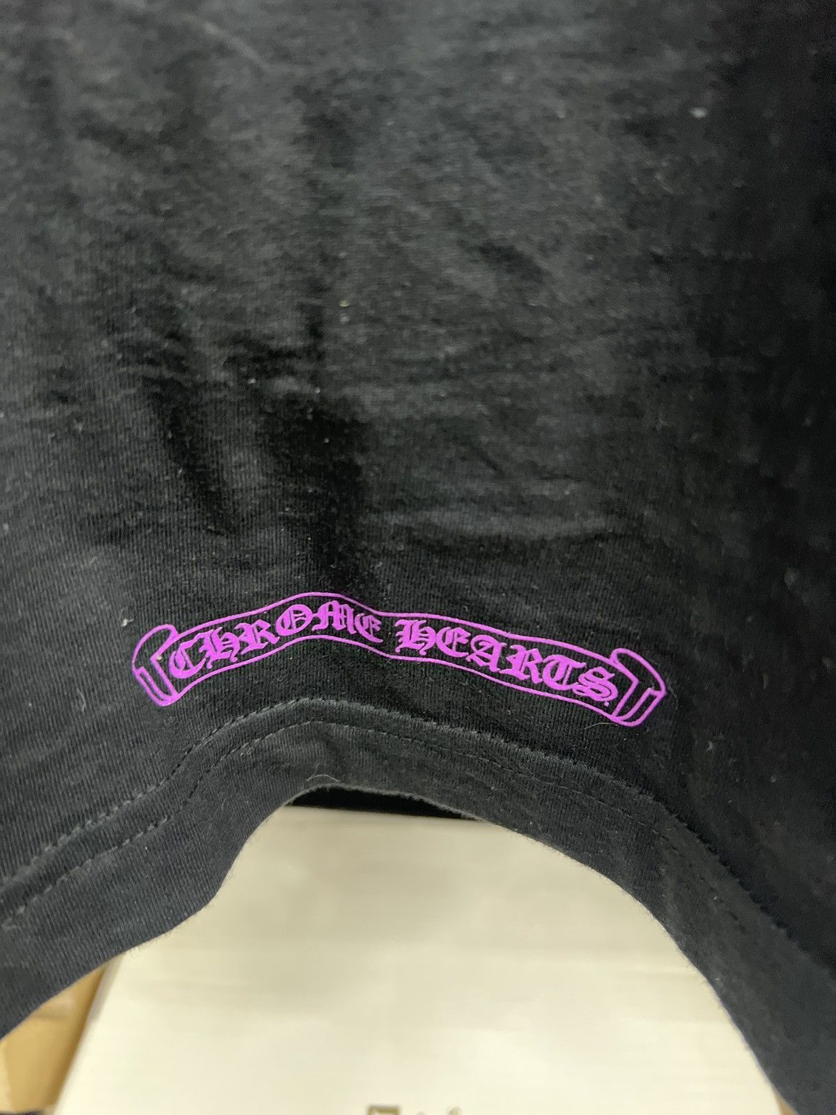 Chrome Hearts Chrome hearts purple neck logo tee Size US M / EU 48-50 / 2 - 3 Thumbnail