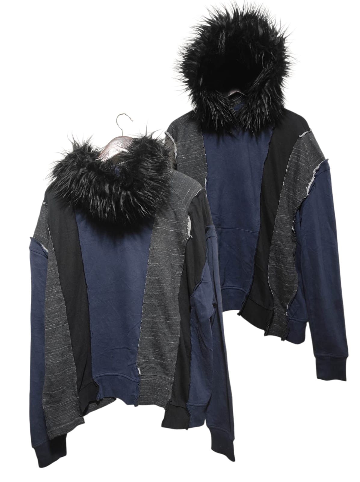 Gap GAP Patchwork Fur hoodie ifsix LGB style Size US L / EU 52-54 / 3 - 2 Thumbnail