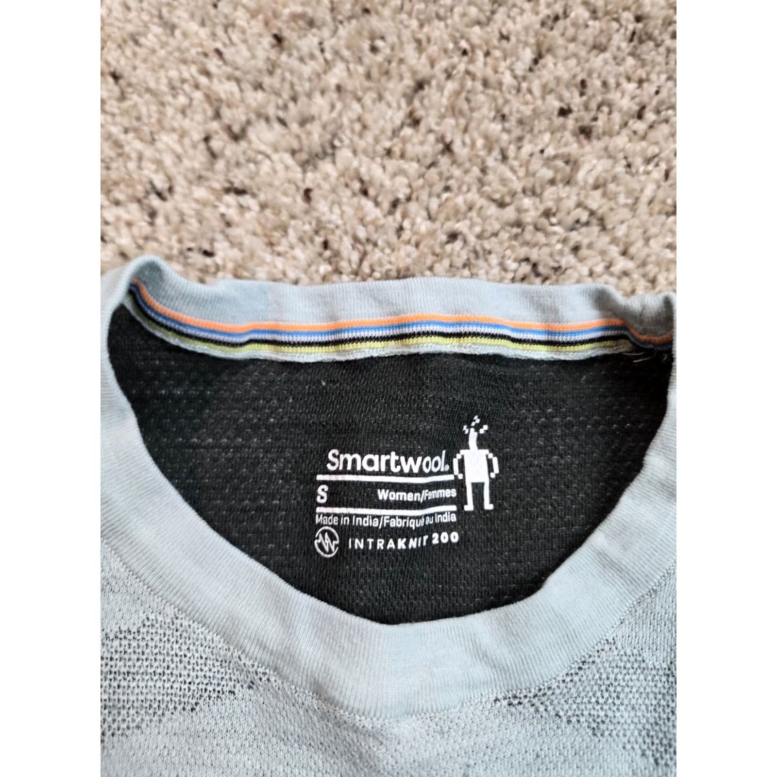 Smartwool SmartWool Shirt Womens Small Blue Intraknit 200 Long Sleeve Pullover Wool Blend Shirt Womens Small Blue Intraknit 200 Long Sleeve Pullover Wool Blend Size S / US 4 / IT 40 - 7 Thumbnail
