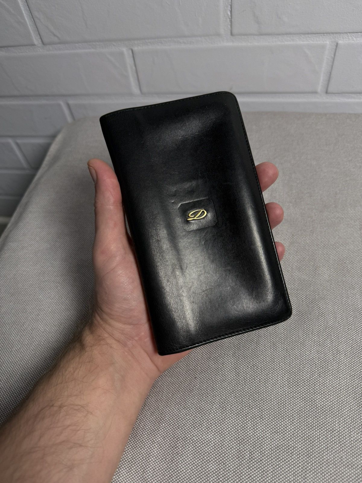 S.T. Dupont S.T. Dupont Leather small bag Wallet black Size ONE SIZE - 1 Thumbnail