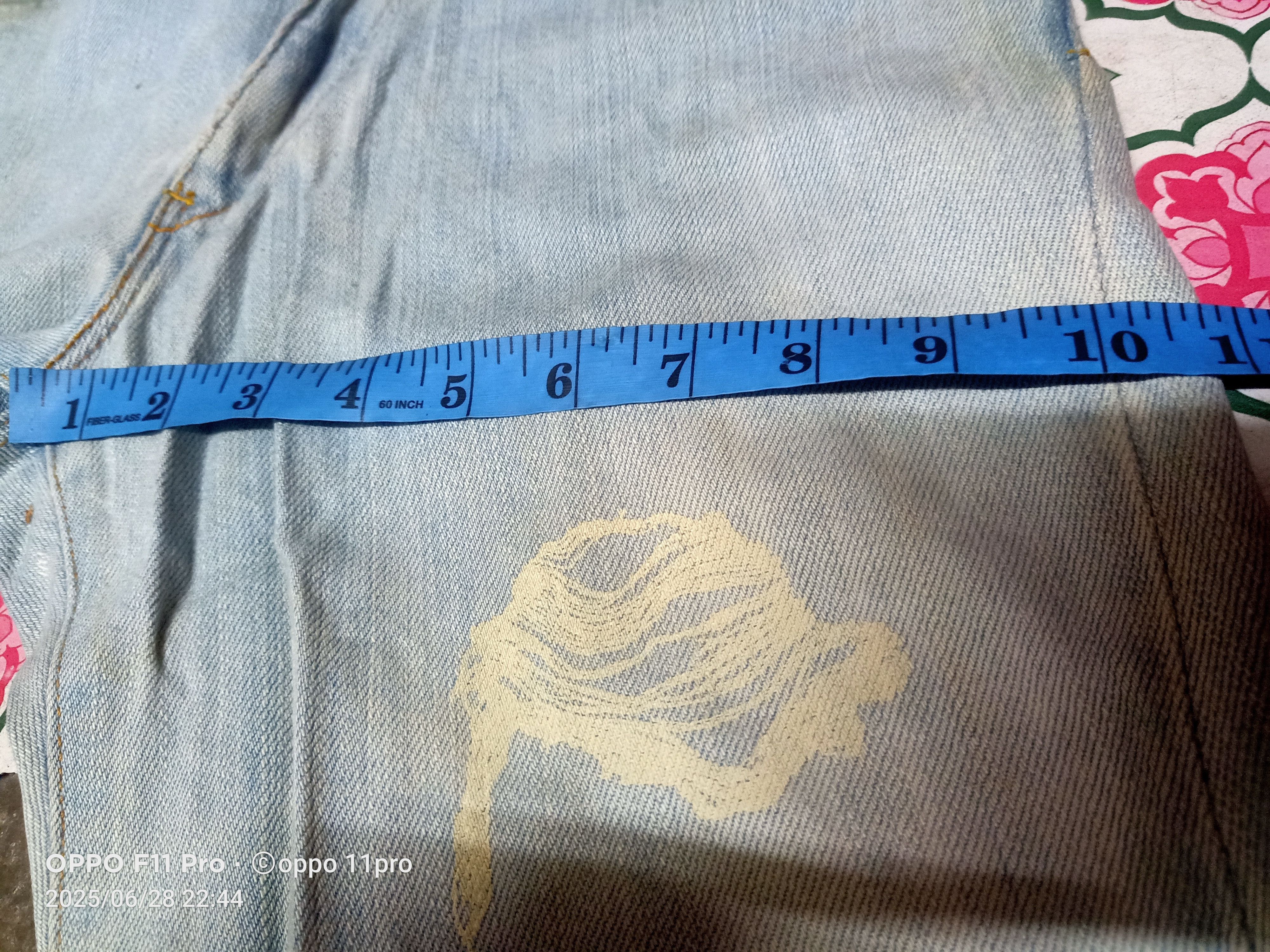 If Six Was Nine × Le Grande Bleu (L.G.B.) × Levi's Vintage Levis' Red '2001 Flare Denim Low Rise Single Poket Size US 30 / EU 46 - 9 Thumbnail