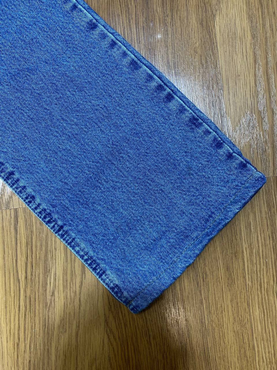 Vintage 💥Distressed Vintage Flared Dirty Washed Crash Denim Jeans Size US 32 / EU 48 - 4 Thumbnail