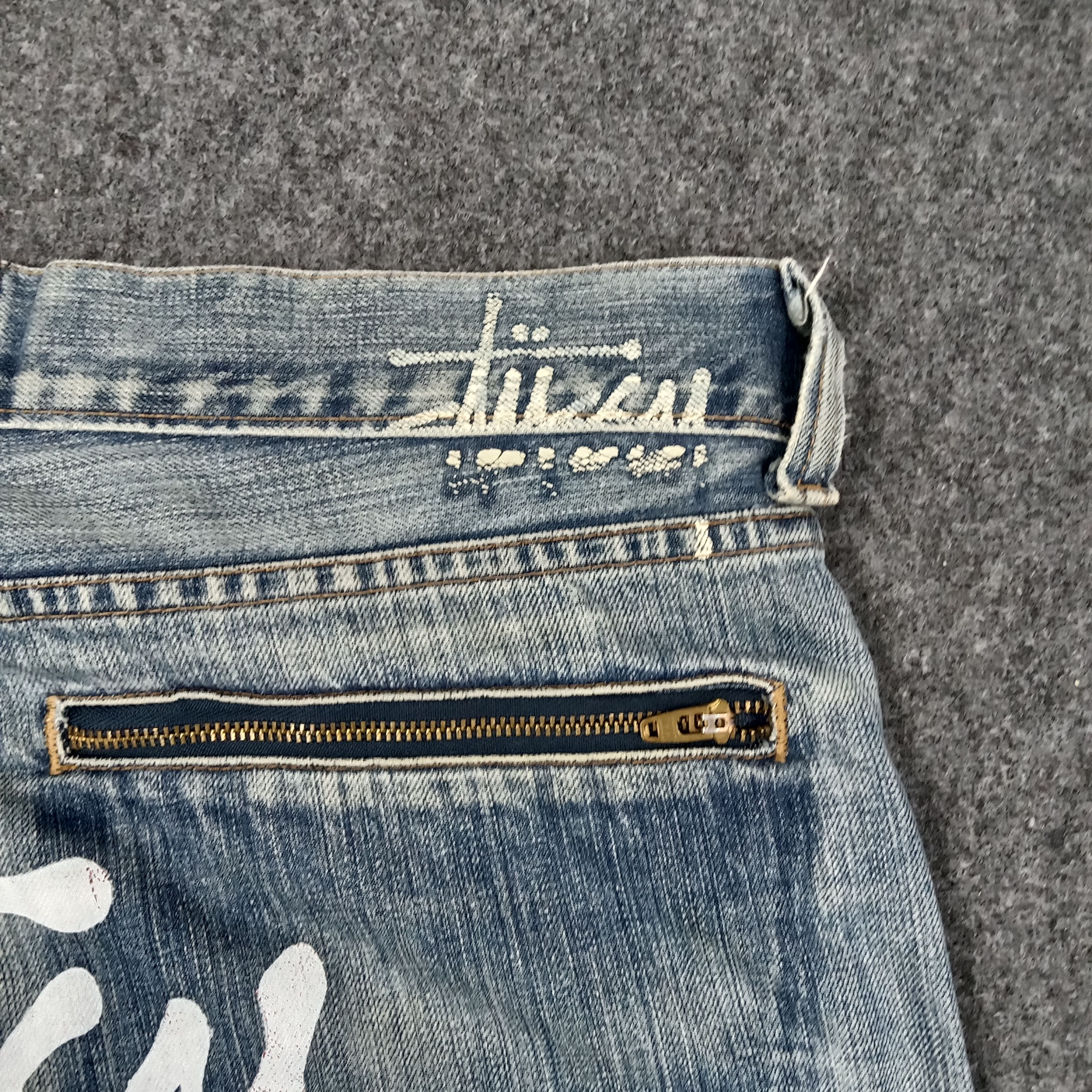 Stussy Stussy American Streetwear Style Denim Jeans C228N11 Size US 35 - 3 Thumbnail