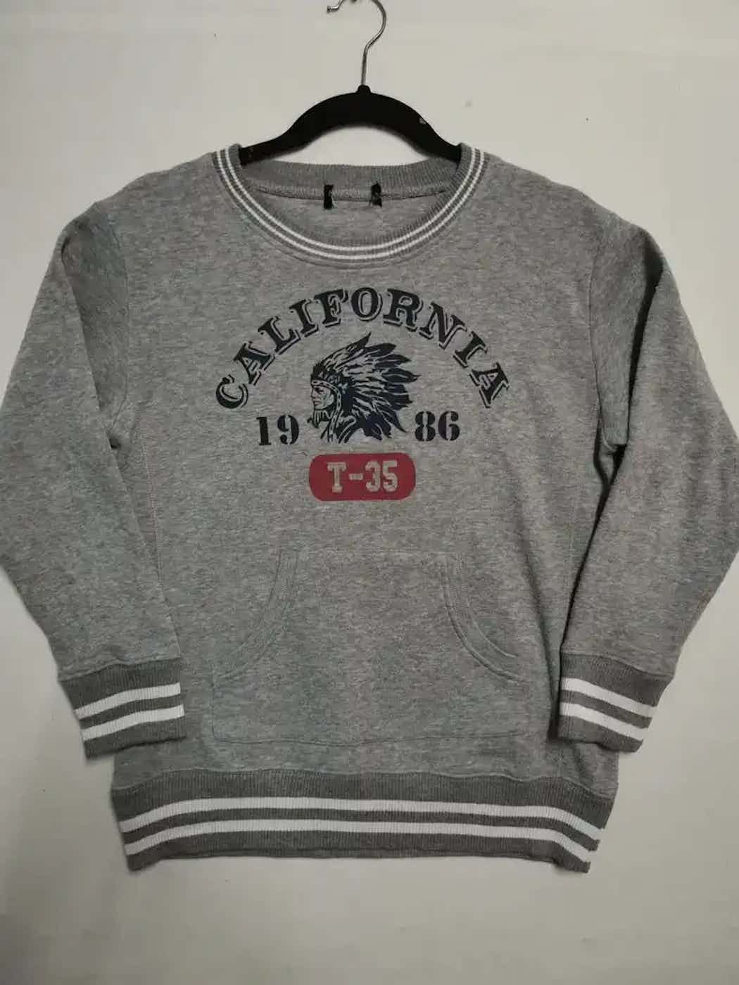 Vintage Vintage California Red Indian Face 1986 Sweatshirt Size US S / EU 44-46 / 1 - 1 Thumbnail