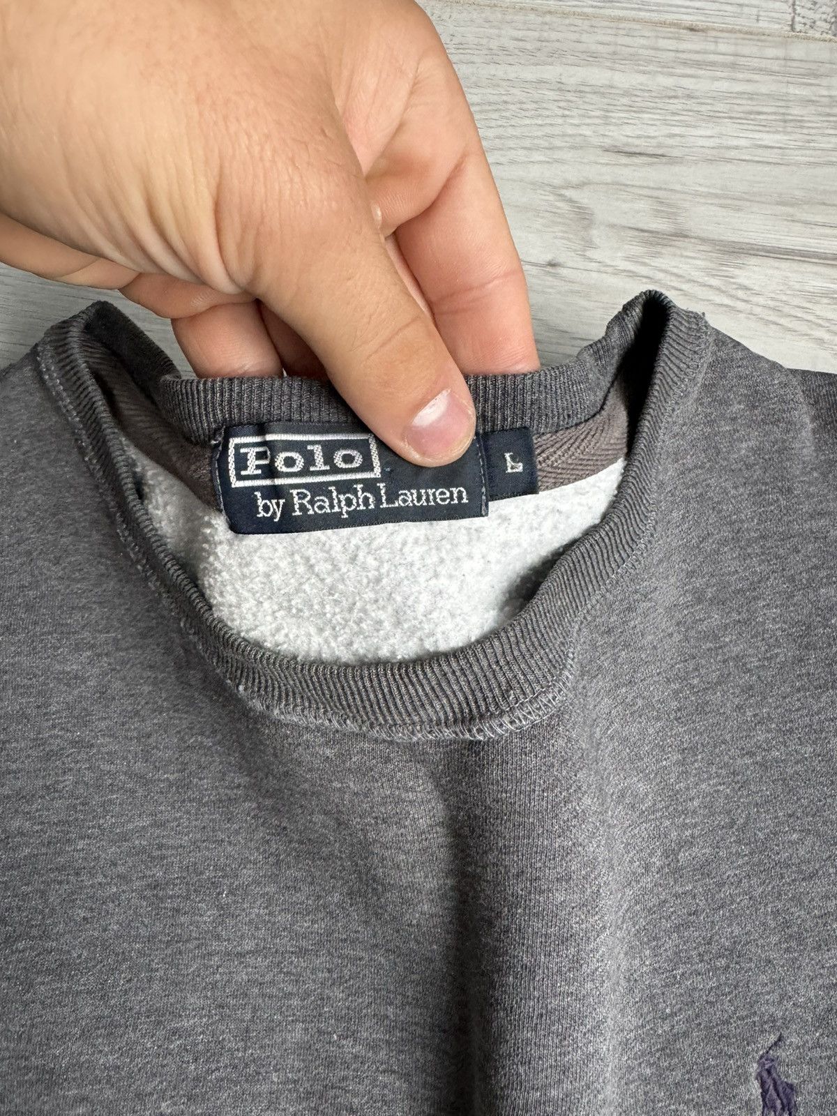 Polo Ralph Lauren × Vintage Vintage Polo Ralph Lauren Oversized Sweatshirt 90’s Size US L / EU 52-54 / 3 - 4 Thumbnail