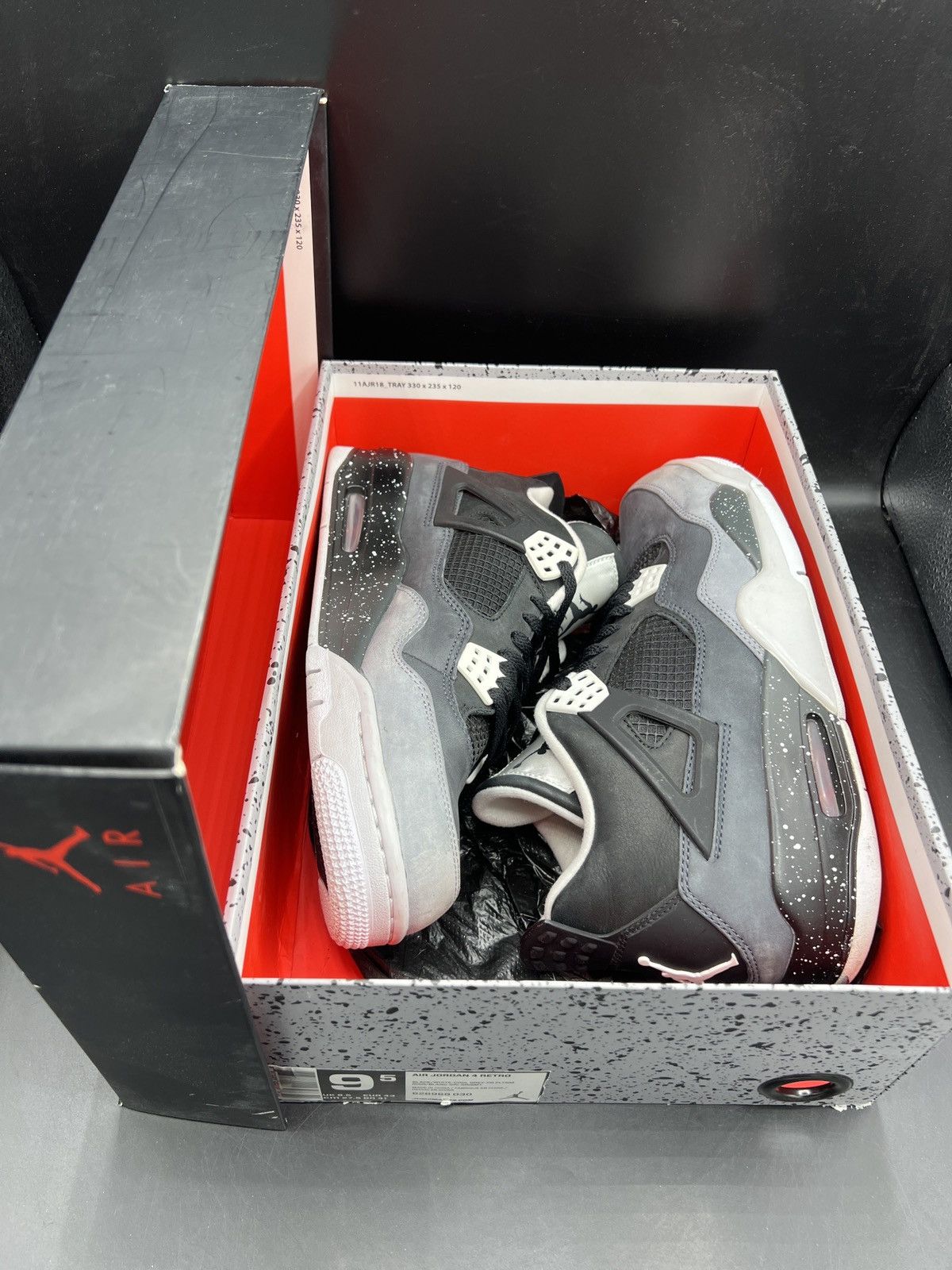 Air Jordan 4 Retro 'Fear' 2013 Men’s 9.5 (626969-030) OG ALL