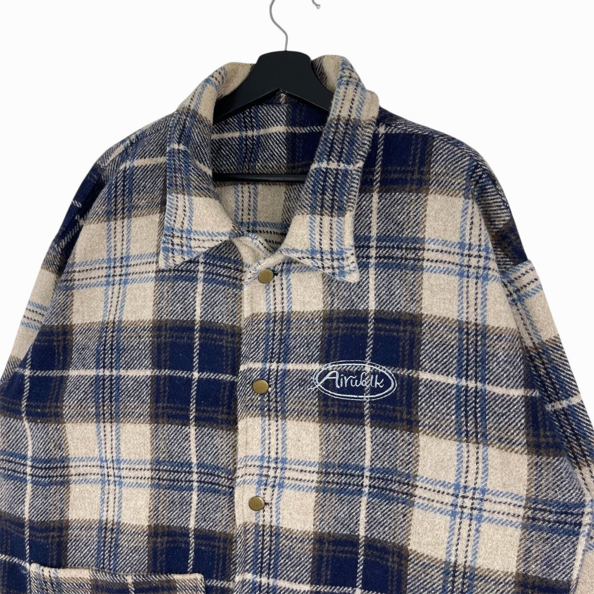 Airwalk Vintage 80’s Airwalk Wool Flannel Size US XL / EU 56 / 4 - 2 Thumbnail