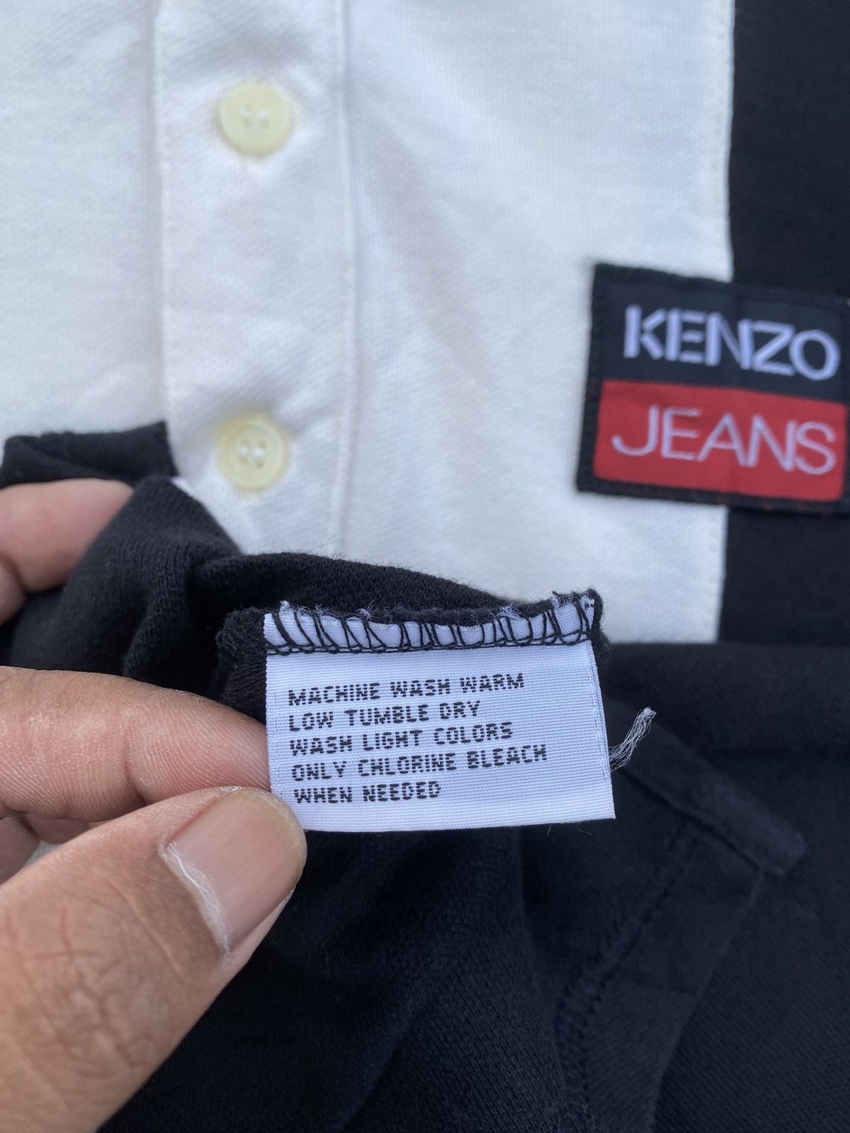 Kenzo Rare Vintage KENZO Spellout Polo Shirt Size US M / EU 48-50 / 2 - 12 Thumbnail