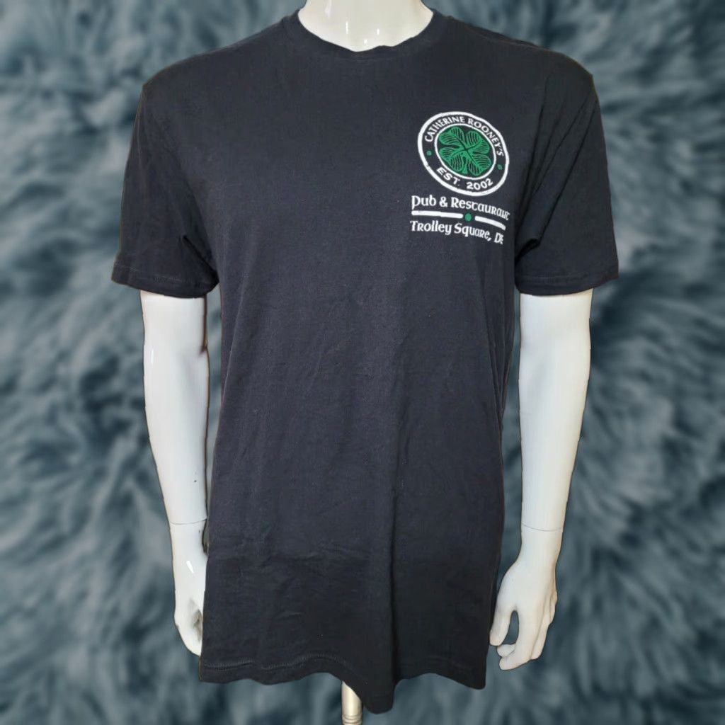 Next Level Next Level Catherine Rooney's Pub & Restaurant T Shirt Black L Men Short Sleeve Crew Neck Graphic Tee 2002 Irish Bar Restaurant Delaware 90s? Size US L / EU 52-54 / 3 - 1 Thumbnail