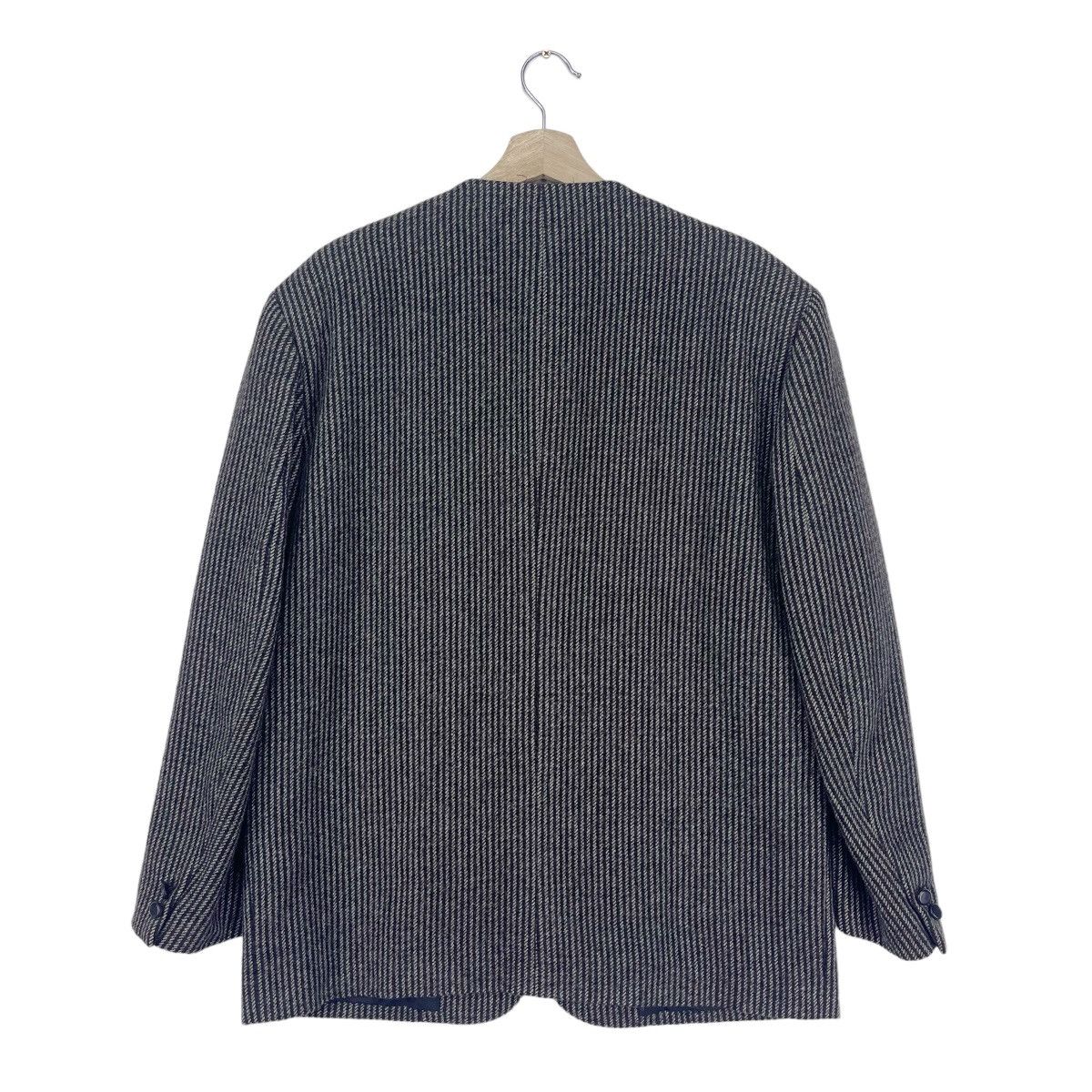 Comme des Garcons Homme Striped Wool Jacket Size US M / EU 48-50 / 2 - 6 Thumbnail
