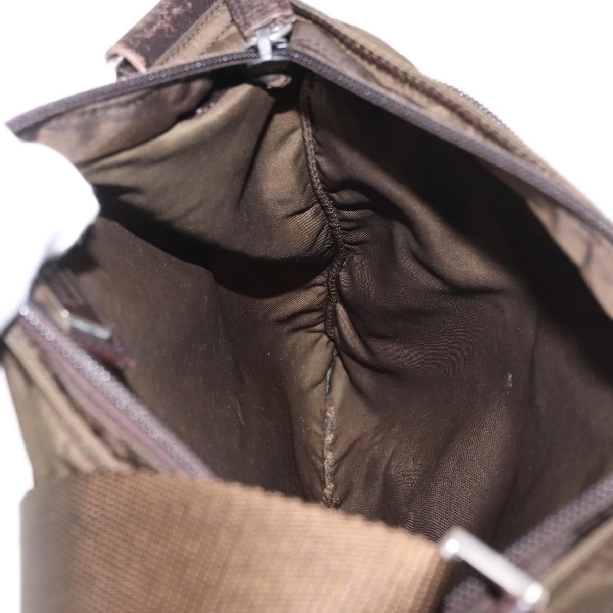 Prada PRADA Shoulder Bag Nylon Khaki Silver Auth 164284 - Jerrillo Size ONE SIZE - 19 Thumbnail