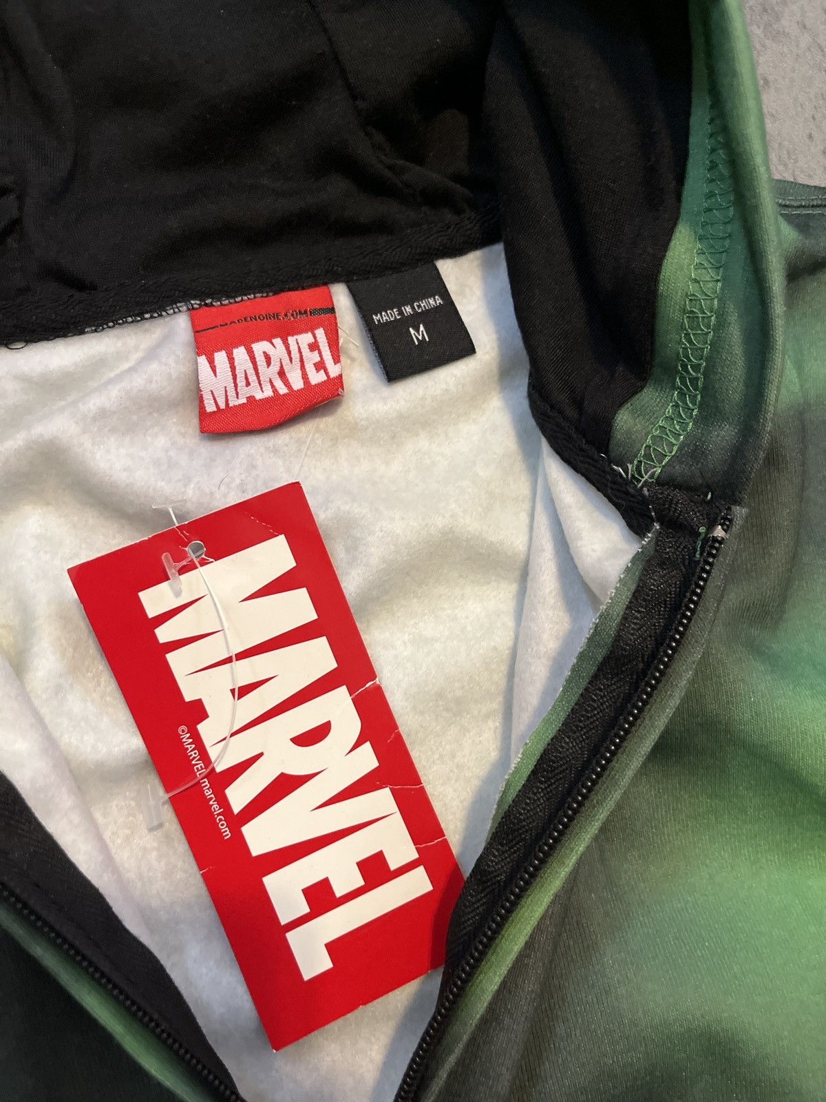 Marvel Comics Marvel Hulk Zip-Up Hoodie – New with Tags (NWT) Size US M / EU 48-50 / 2 - 3 Thumbnail