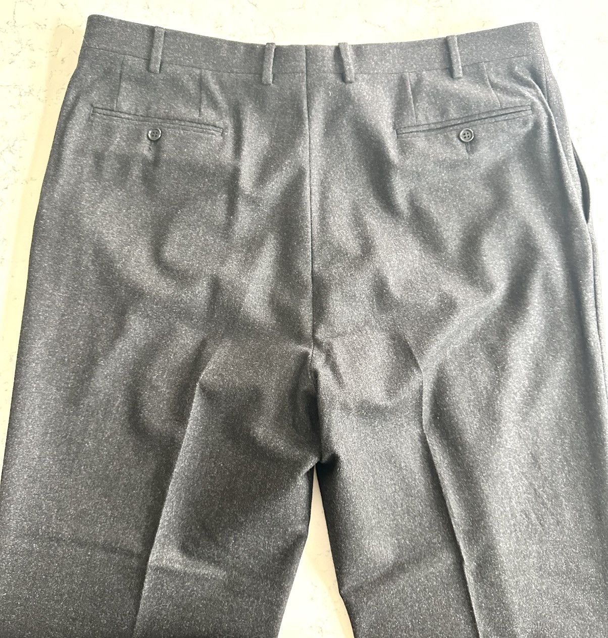 Canali Canali Wool Trousers — Grey — 38 (EU 56) Size 38R - 3 Thumbnail