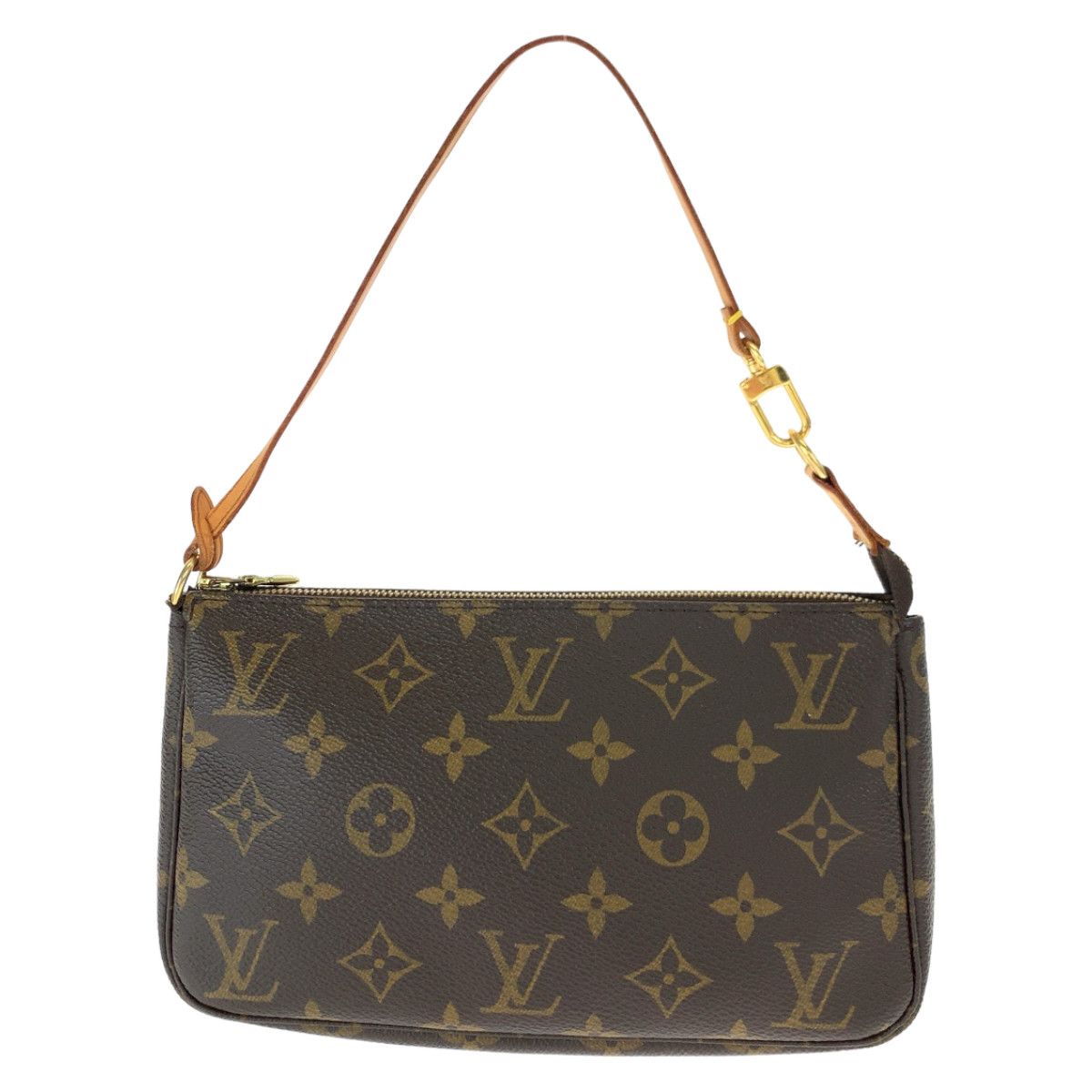 Louis Vuitton Louis Vuitton Louis Vuitton Monogram Brown PVC M51980 Accessory Pouch Handbag Canvas Handbag M51980 in Very Good Condition Size ONE SIZE - 1 Thumbnail