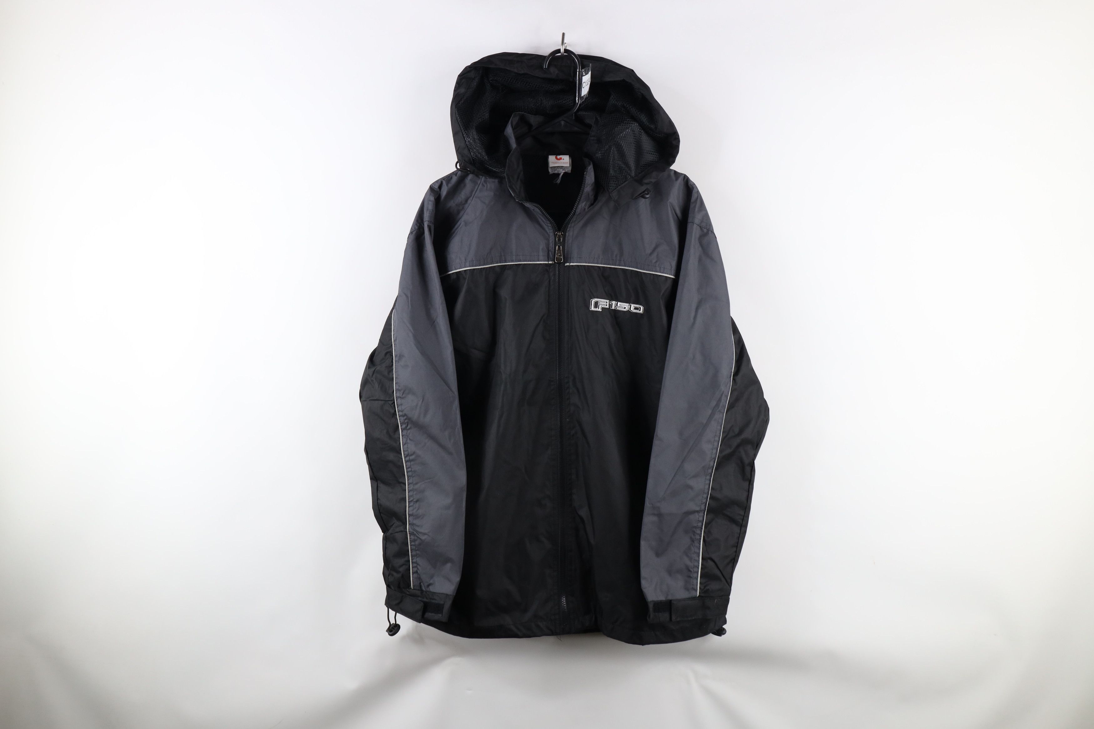 Vintage Vintage Spell Out Ford Motor Co F-150 Hooded Jacket Black Size US L / EU 52-54 / 3 - 1 Thumbnail