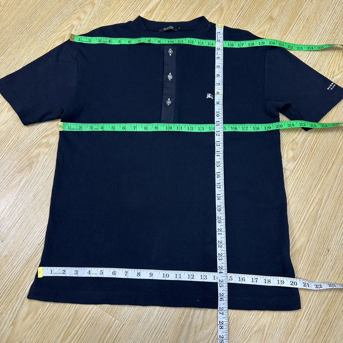 Burberry Burberry Black Label Half Button TShirt A870 Size US M / EU 48-50 / 2 - 6 Thumbnail