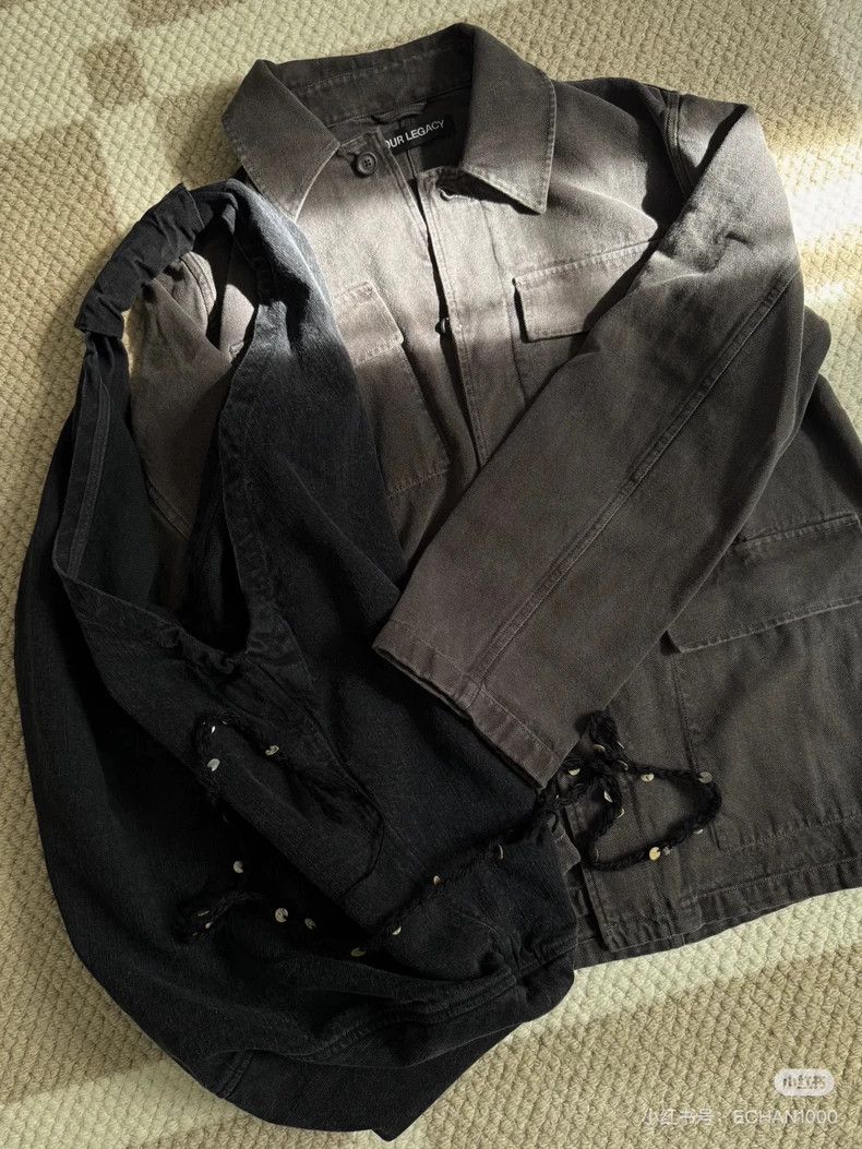 Our Legacy our legacyWashed grey workwear jacket 2503-Nextarrow Size US M / EU 48-50 / 2 - 7 Thumbnail