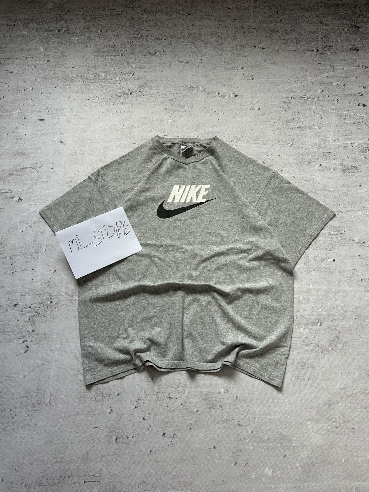 Nike × Vintage 💥FAST SALE💥Vintage Nike Big Logo Baggy T-shirt 90s Size US XL / EU 56 / 4 - 1 Thumbnail
