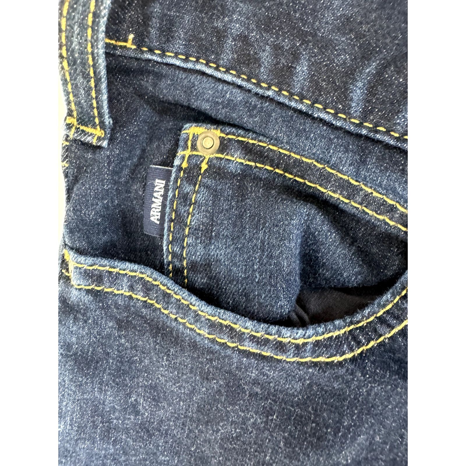 Armani Armani Jeans Straight Leg Jeans Men's Medium Wash - 30 * 30 Size US 30 / EU 46 - 4 Thumbnail