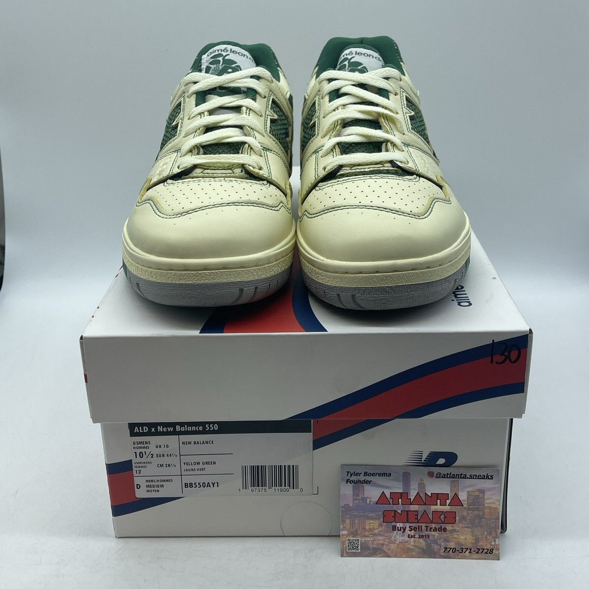 New Balance Aime Leon dore x 550 Masaryk classic pine Size US 10.5 / EU 43-44 - 2 Thumbnail