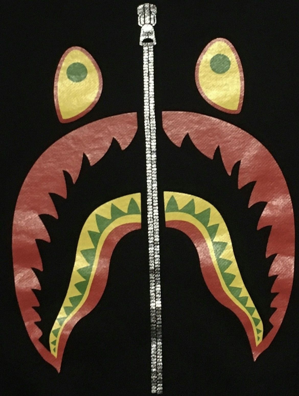 Bape Bape Shark crew neck sweatshirt Size US XL / EU 56 / 4 - 3 Thumbnail