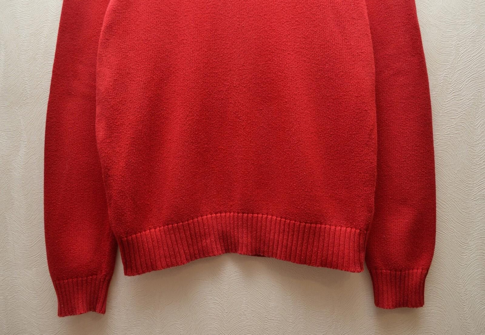 Polo Ralph Lauren Polo Ralph Lauren Knit Red Sweater Size S P2P 21'6" Size US S / EU 44-46 / 1 - 5 Thumbnail