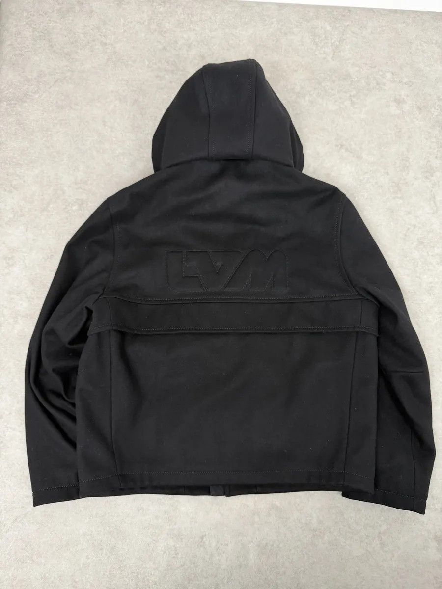 Louis Vuitton Louis Vuitton Black Wool Premium Hooded LV Jacket Size US L / EU 52-54 / 3 - 5 Thumbnail