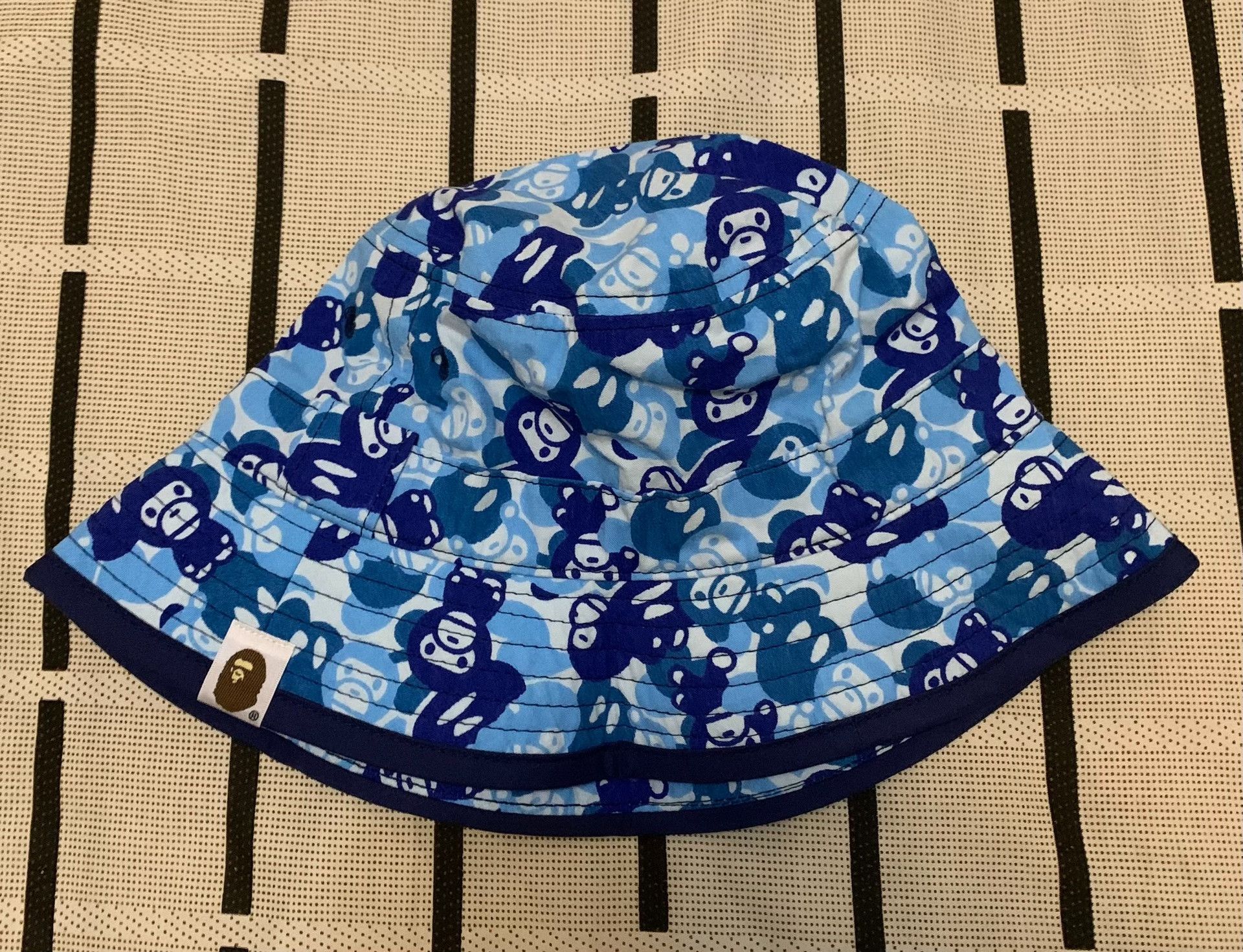 Bape Bape Camo Blue Hat L Men Size ONE SIZE - 1 Thumbnail