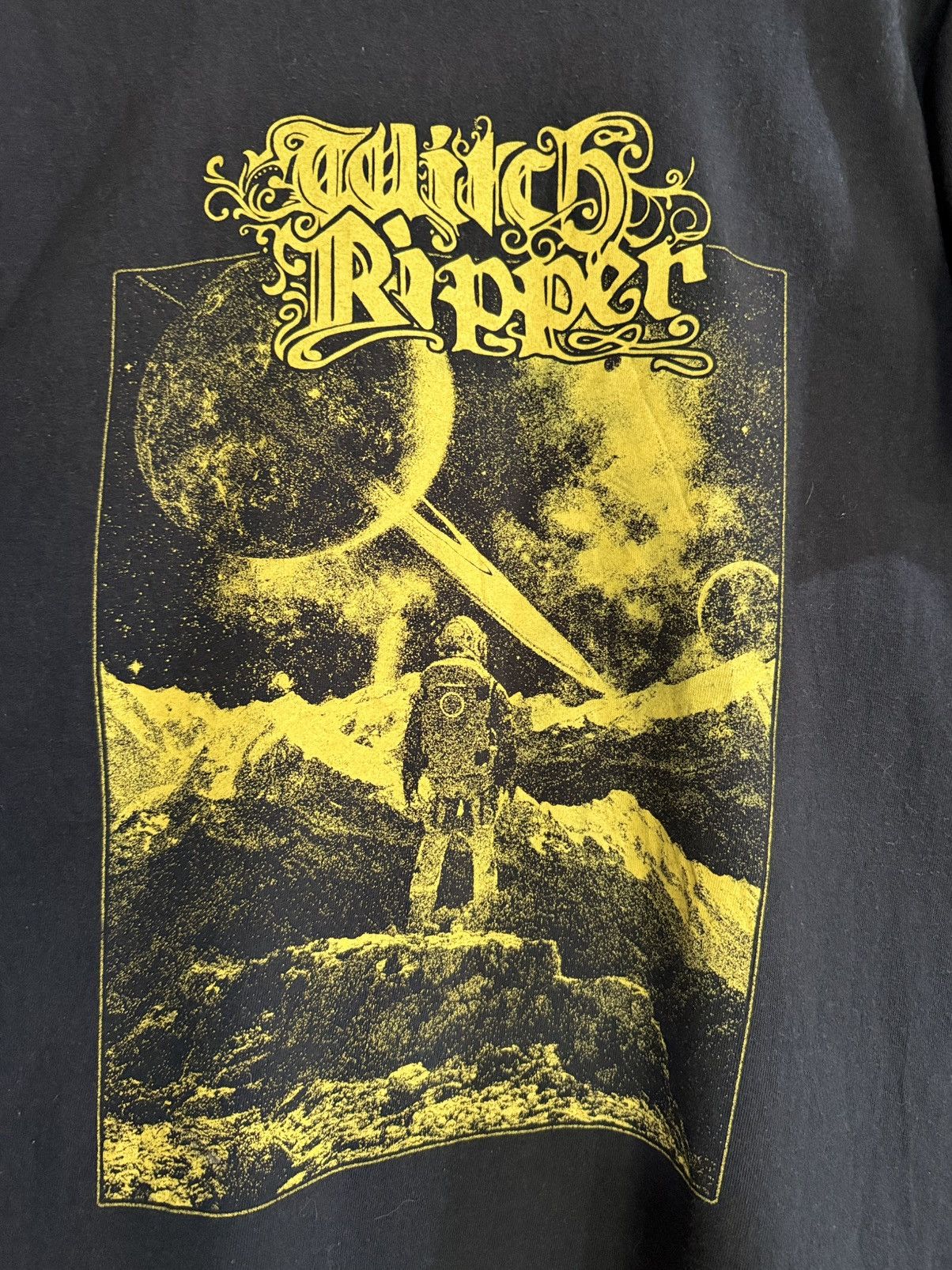 Band Tees Vintage Y2K Witch Ripper Black Metal Band Promo Faded Tee Size US L / EU 52-54 / 3 - 2 Thumbnail