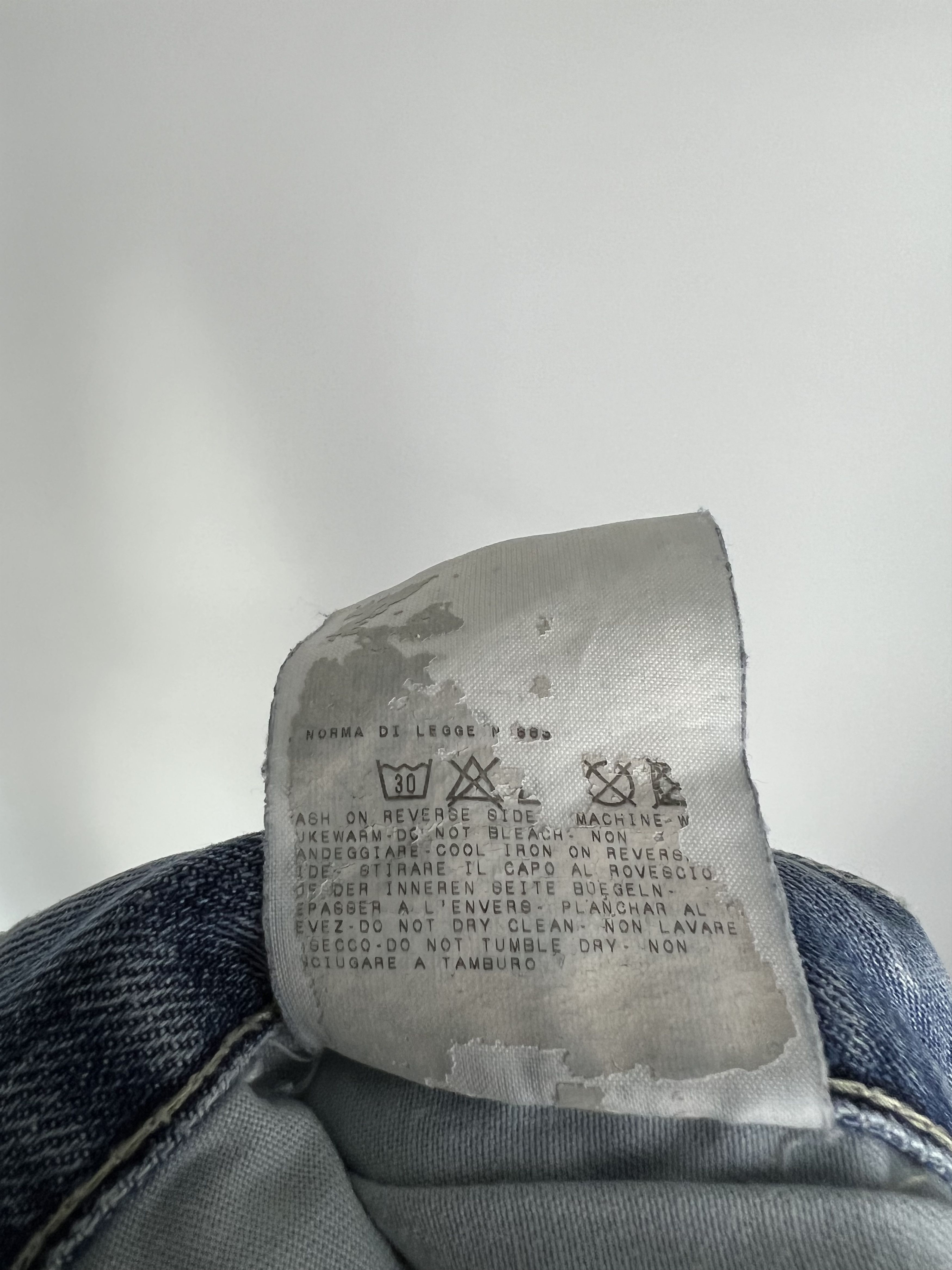 Versace Jeans Couture Rare Vintage Versace Jeans Couture Distressed Denim Pants Size US 31 - 16 Thumbnail