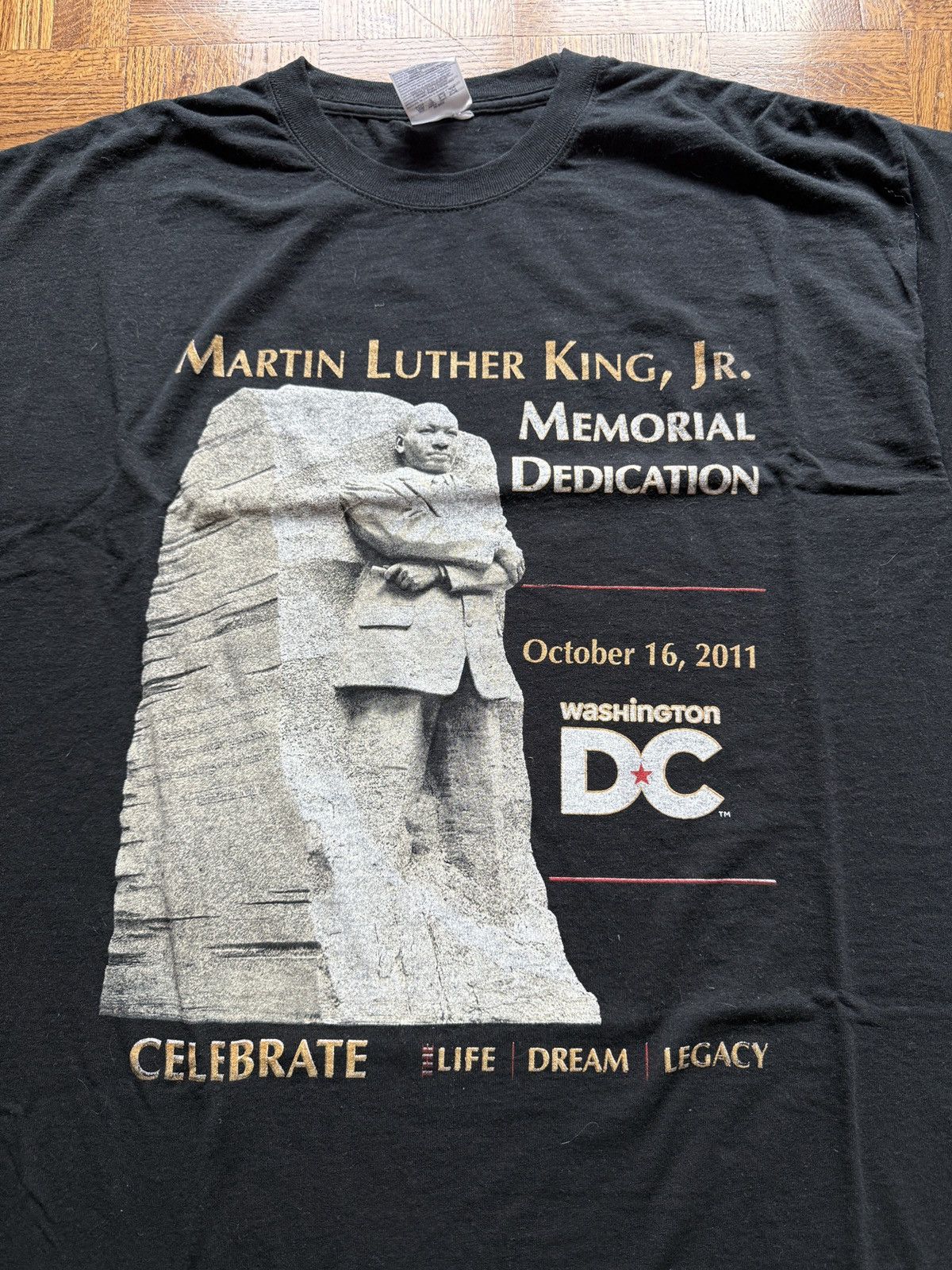 Vintage Vintage Martin Luther King Jr. Memorial Graphic Tee Size US XL / EU 56 / 4 - 3 Thumbnail