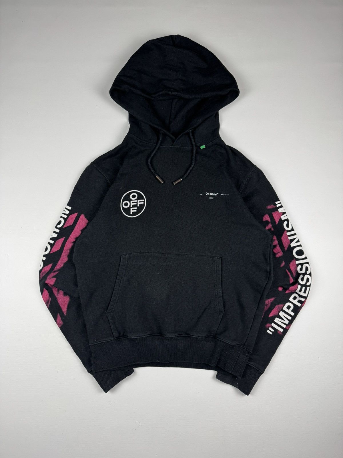 Off White Streetwear Swag Off White spray paint logo hoodie SS19 Grailed