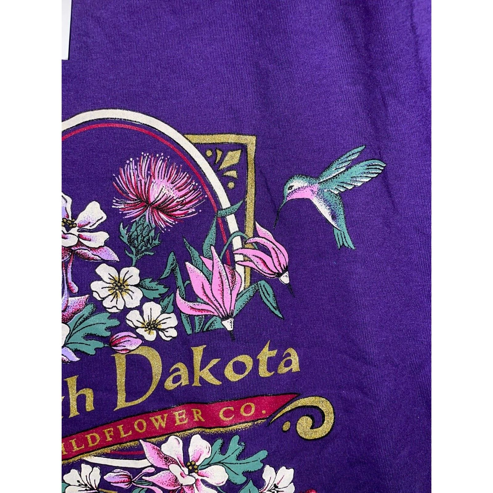 Jerzees Vintage North Dakota Shirt Wildflower Flower Tee 90s VTG M Size US M / EU 48-50 / 2 - 5 Thumbnail