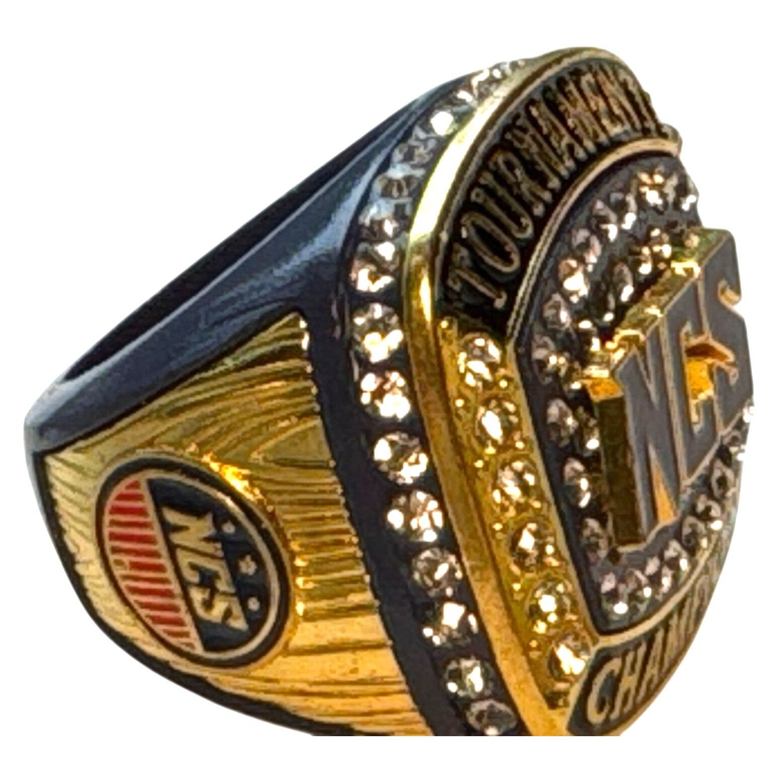 Jewelry Ncs Baseball National Champions Sports Tournament Ring Size in Silver Tone, Men's