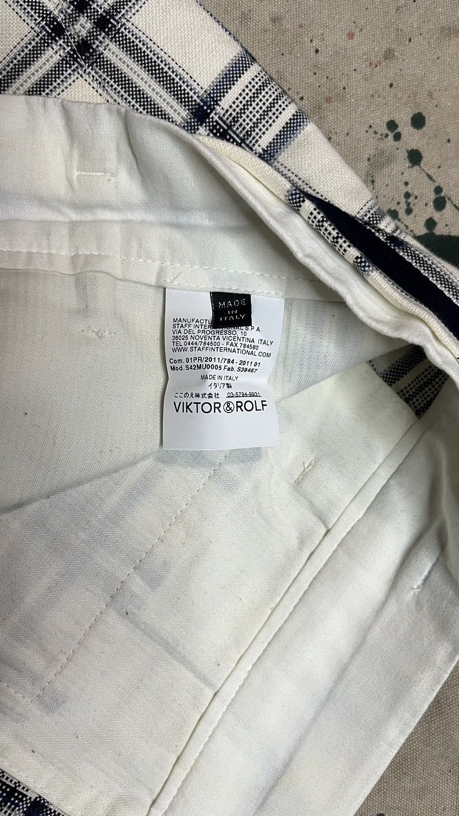 Viktor & Rolf Viktor & Rolf Plaid Shorts Size US 35 - 7 Thumbnail