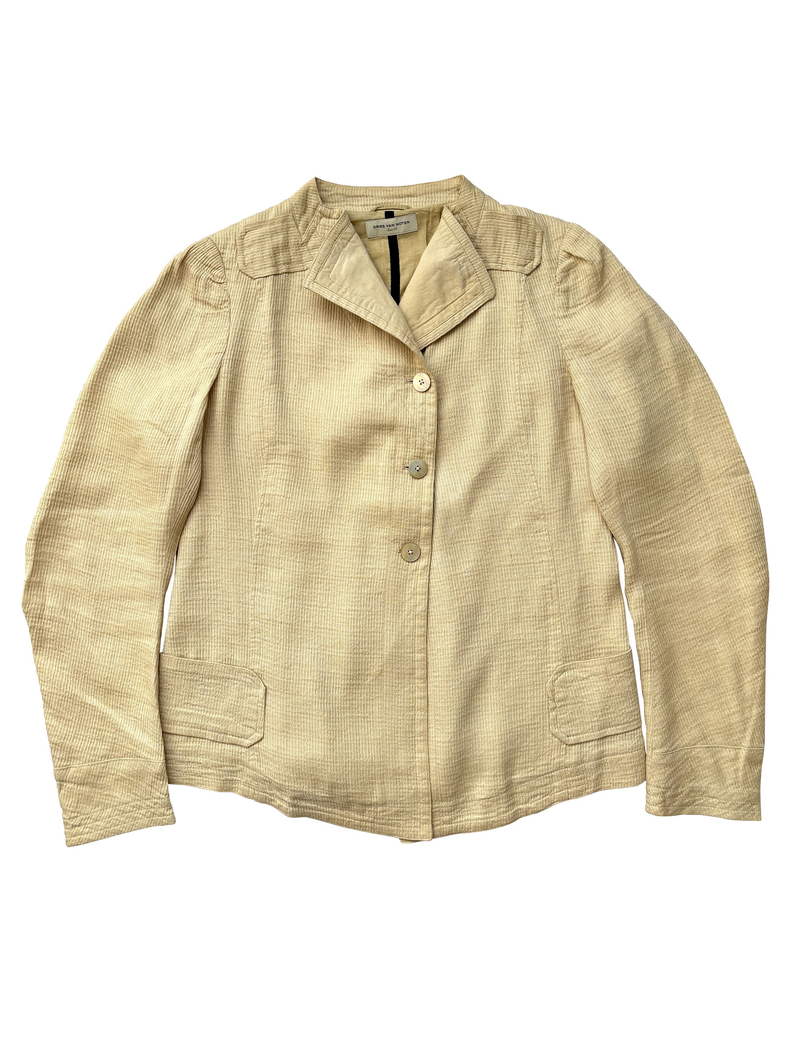 ⚡️QUICK SALE⚡️Dries Van Noten Beige Short Jacket
