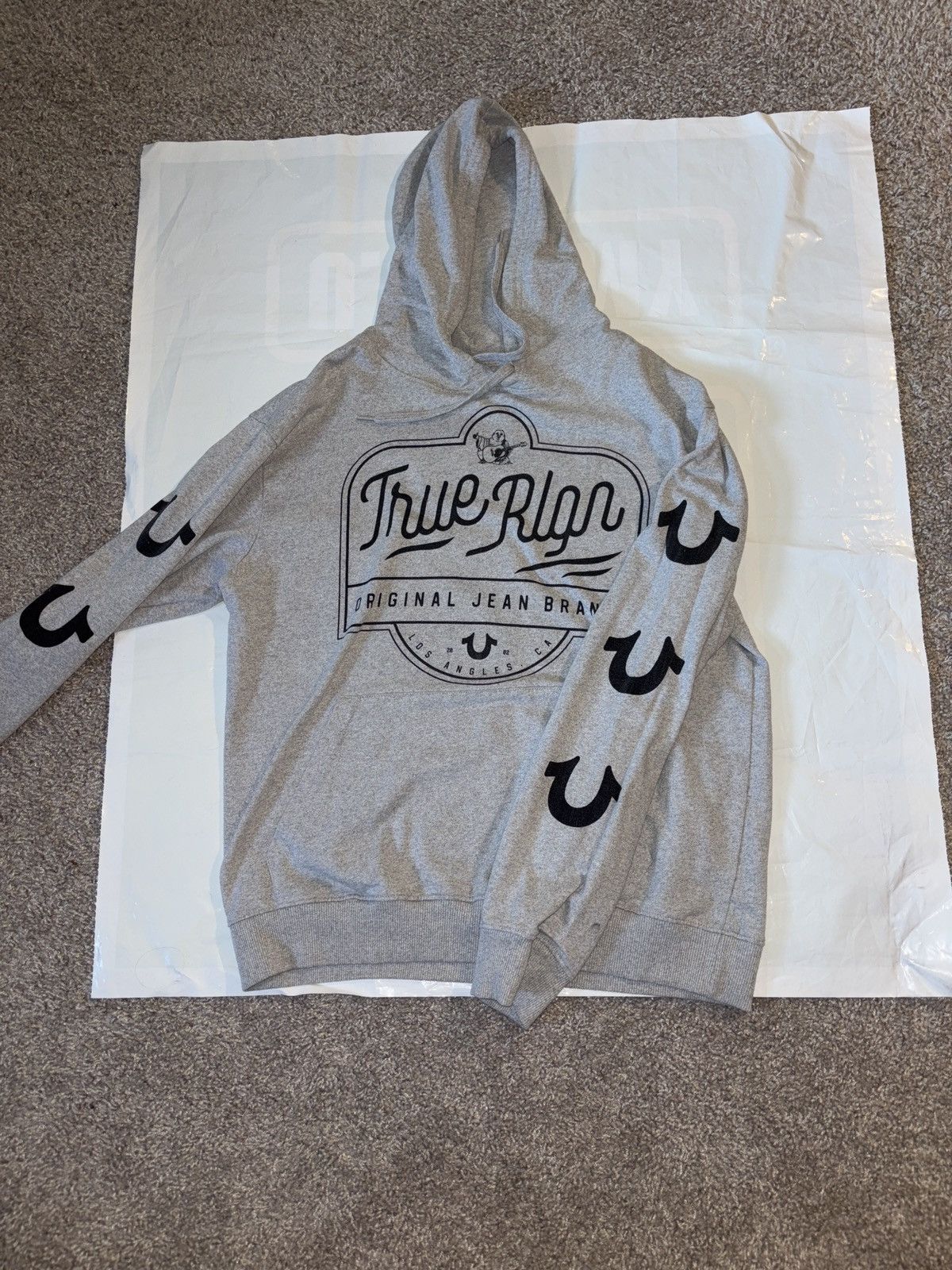 True Religion Grey True Religion Sweatshirt Size US L / EU 52-54 / 3 - 2 Thumbnail