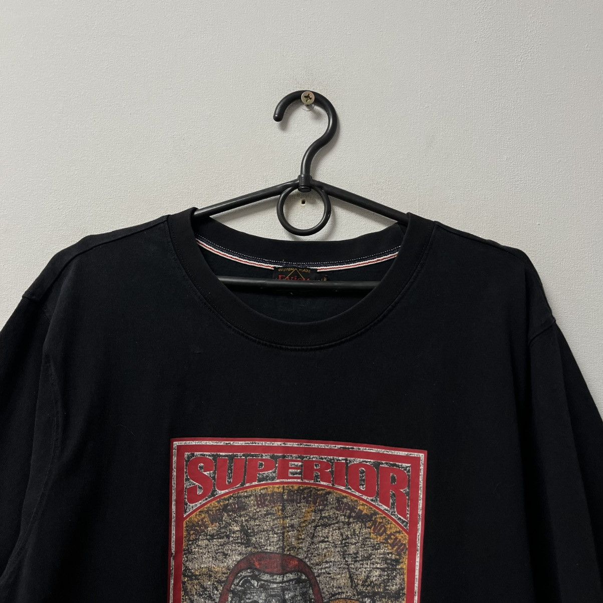 Evisu Evisu T-shirt Big Logo Black Size XL Size US XL / EU 56 / 4 - 4 Thumbnail