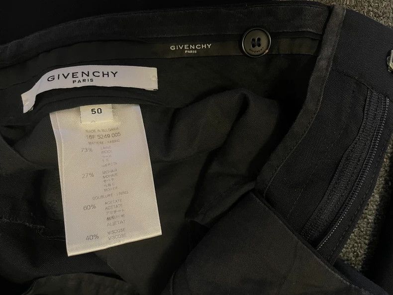 Givenchy Givenchy SizeM Black Wool Casual Pants Size US 32 / EU 48 - 6 Thumbnail