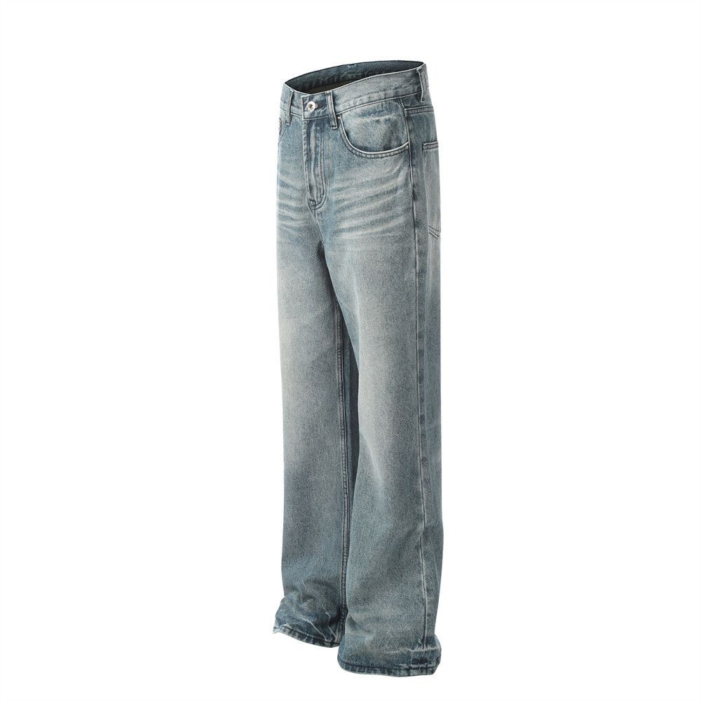 Japanese Brand × Vintage American men's washed straight loose flared jeans Size US 32 / EU 48 - 2 Thumbnail