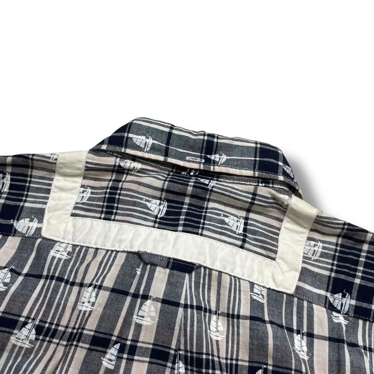 Thom Browne Thom Browne x Koe Plaid shirt with subtle sailboat print ⚓ Size US L / EU 52-54 / 3 - 12 Thumbnail