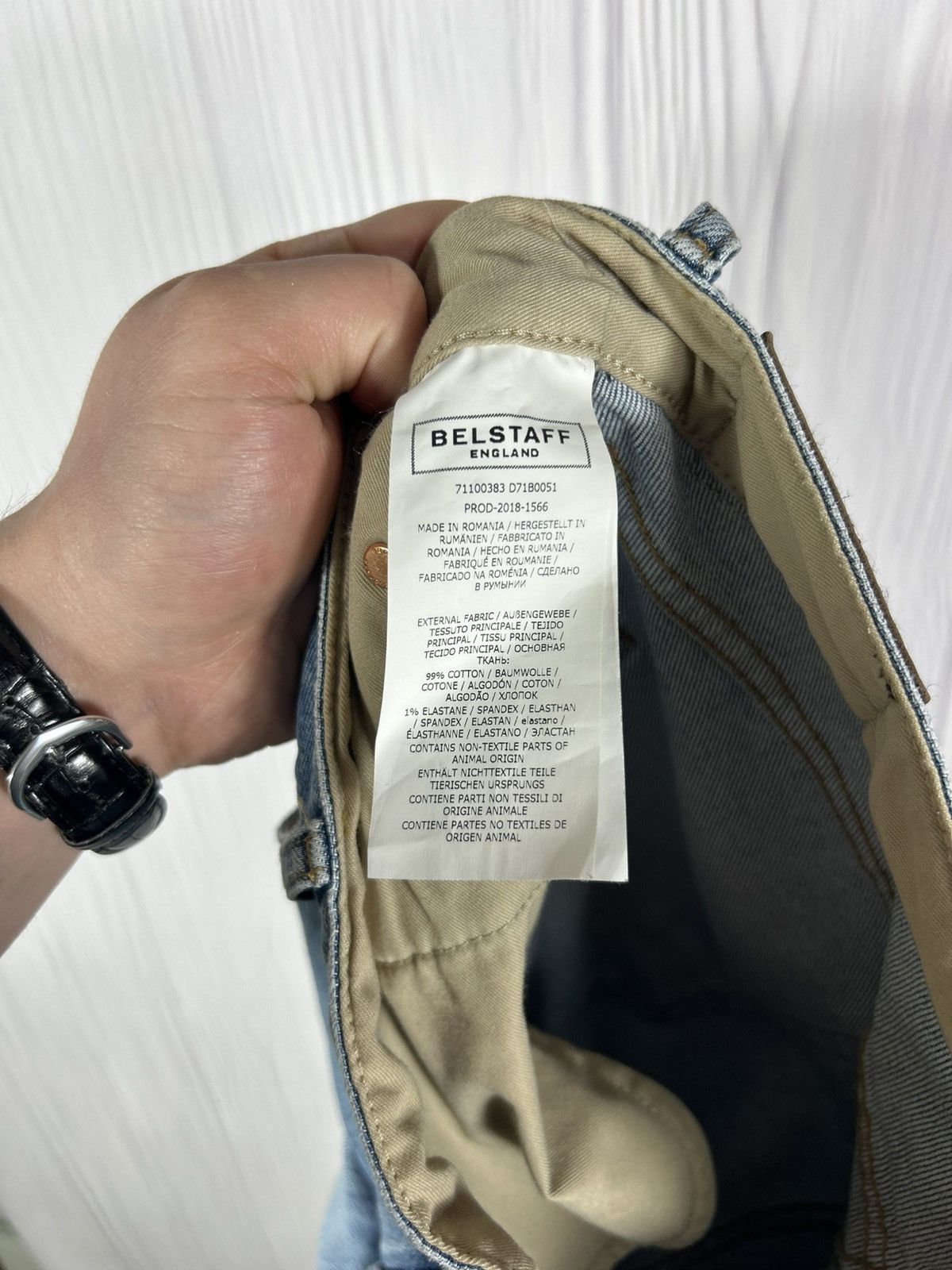 Belstaff Belstaff England Denim Pants Jeans Size 34 Motorcycle Size US 34 / EU 50 - 10 Thumbnail